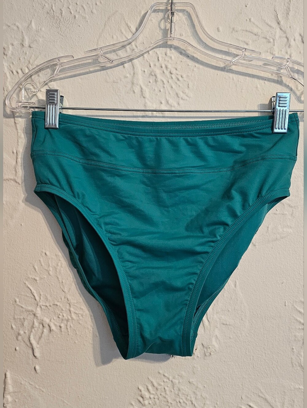 Lands' End Bikini Swim Bottom Green NWT Size XS